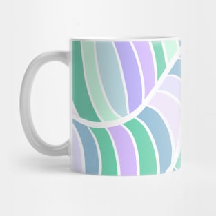 colorful abstract geometric wave pattern Mug